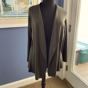 Olive Green Cardigan by Lafayette.